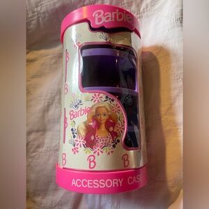 Vintage 1993 Barbie Accessory Storage Case Cylinder No Drawers Tara 90s USED.